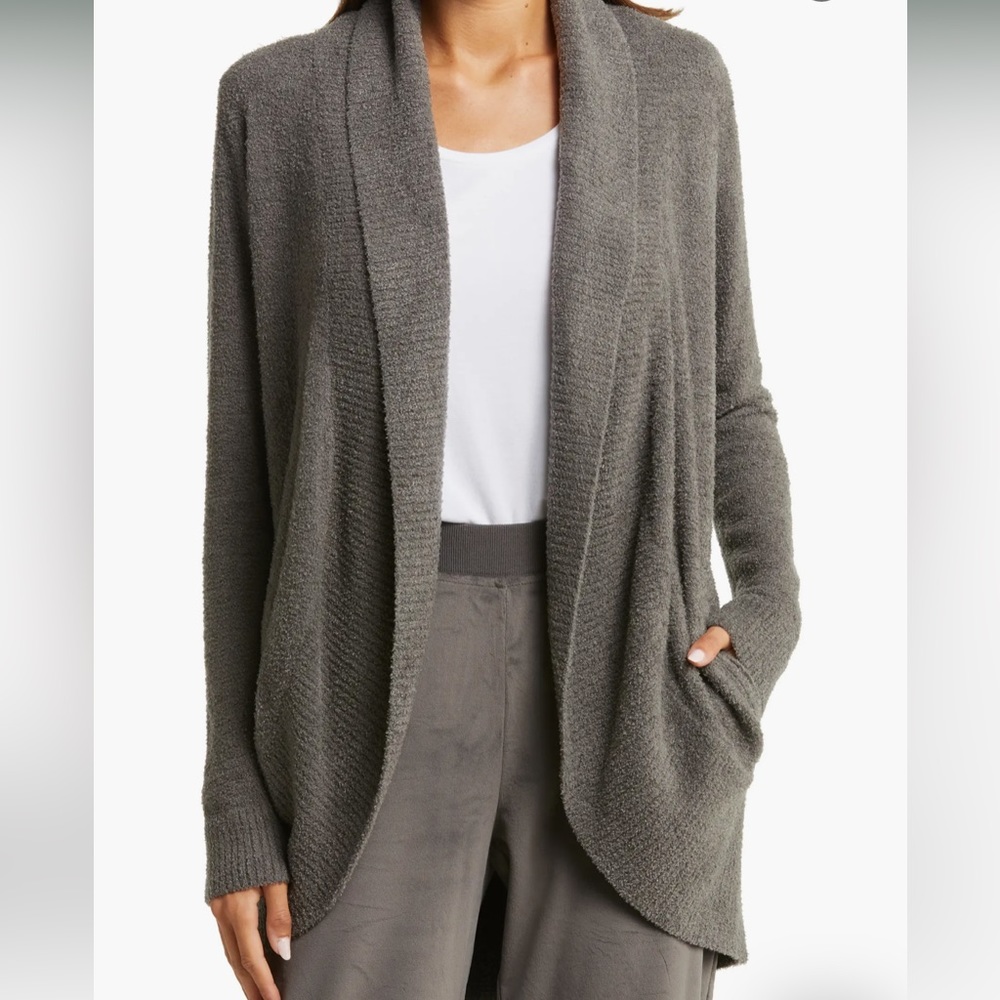 Barefoot Dreams CozyChic circle sweater gray XS/S